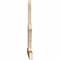 Ekena Millwork Richland Rough Sawn Timber Gable Bracket, Douglas Fir, 60"W x 38"H x 2"D x 4"F, 15/12 Pitch GBW060X38X0204RIC00RDF - alternate 2